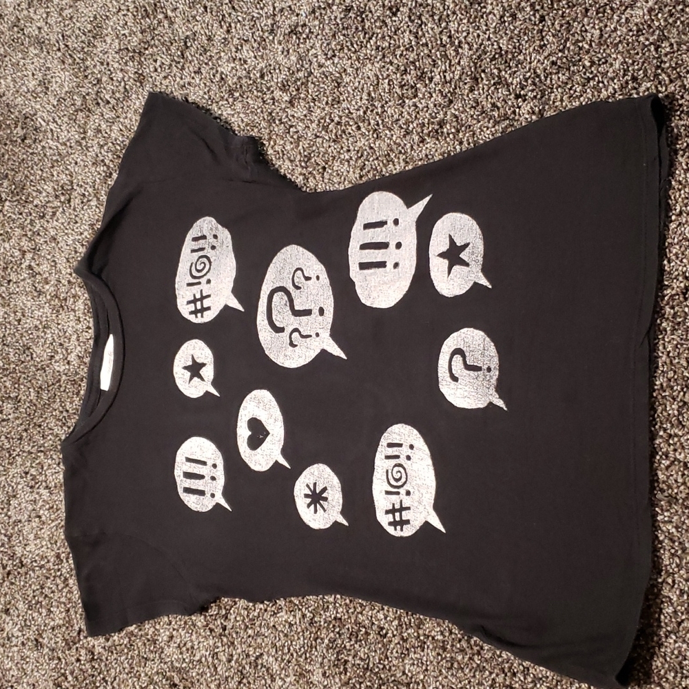 Charlotte Russe Y2K Baby Doll Fit Tee Women's Size Small